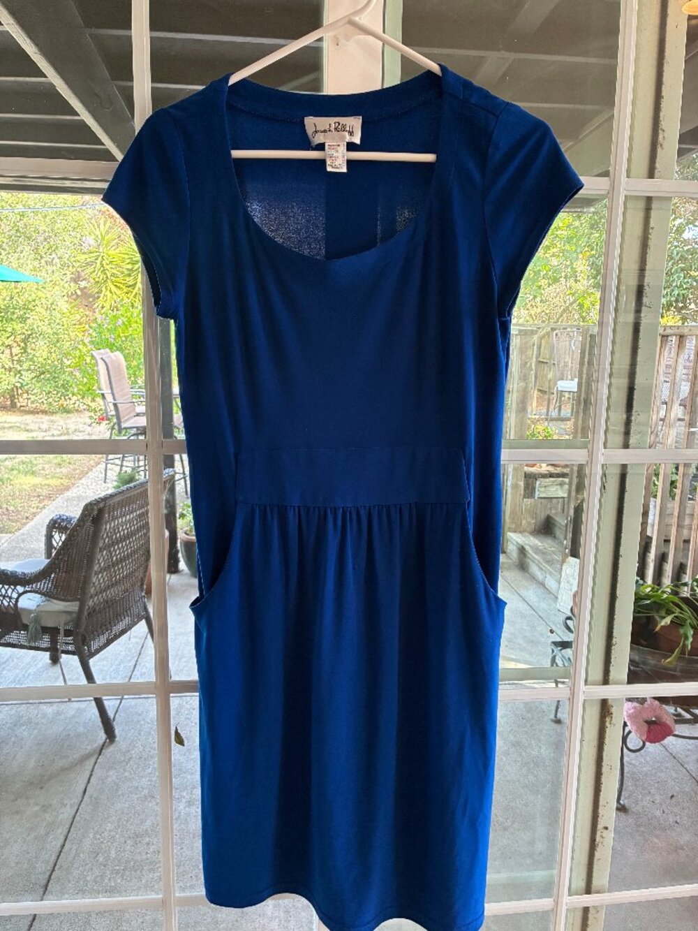 Blue Joseph Ribkoff dress - size 8